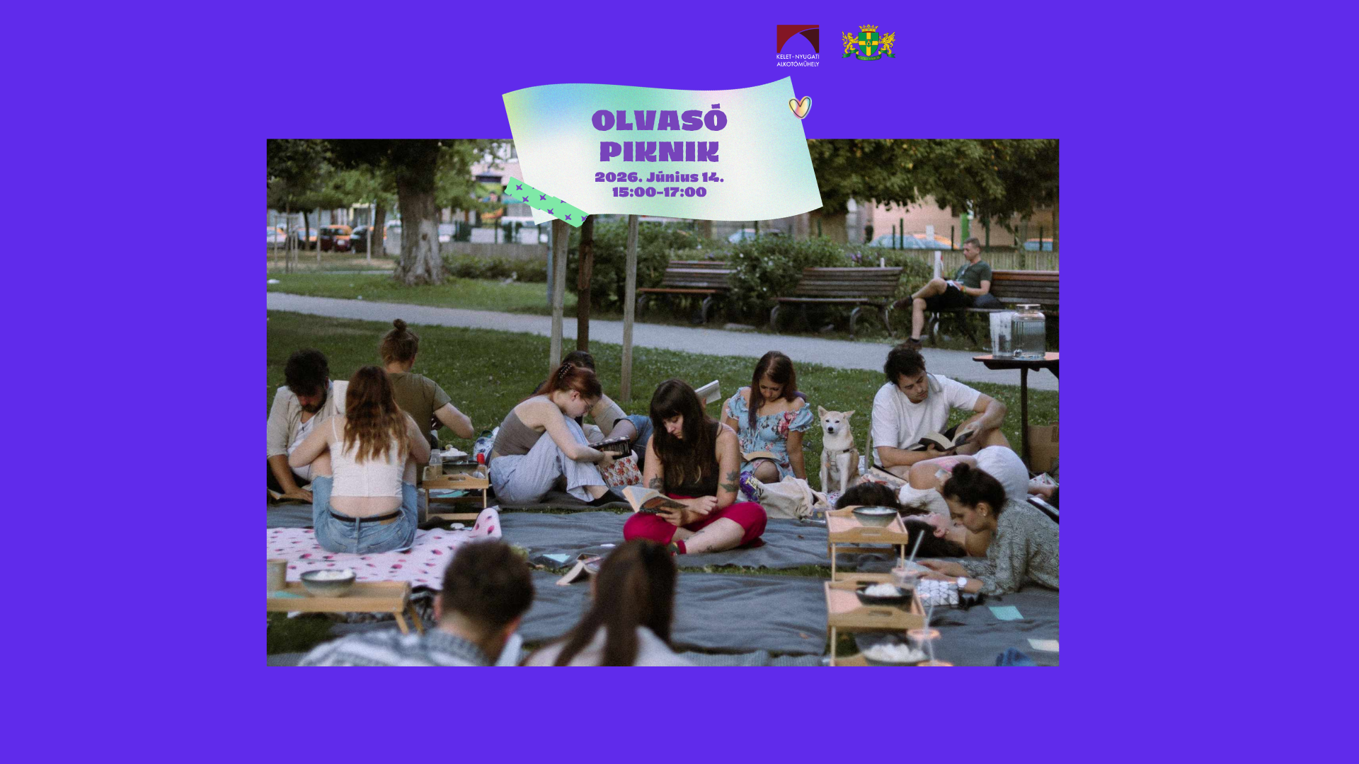 🌳 06.14. 15:00-17:00 Olvasópiknik